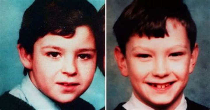 Jon Venables and Robert Thompson, both 10, were caught on CCTV at the shopping mall where they abducted James. Photo / Getty
