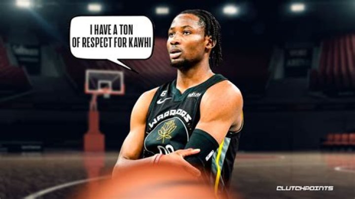 Jonathan Kuminga reveals Kawhi Leonard gave him some advice