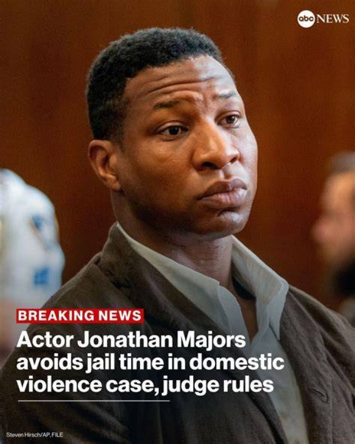 Jonathan Majors Avoids Jail Time in Domestic Violence Case