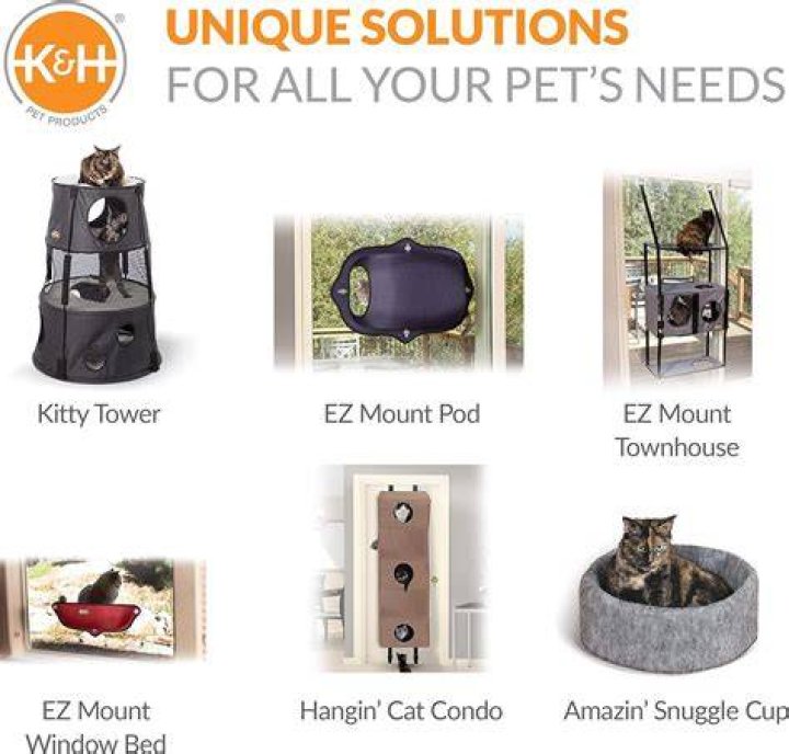 K&H Pet Products EZ Mount Window Scratcher Kitty Sill Cradle