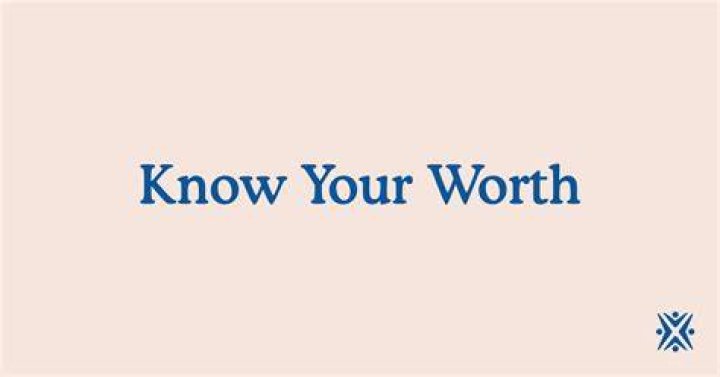 Know your value Know your value