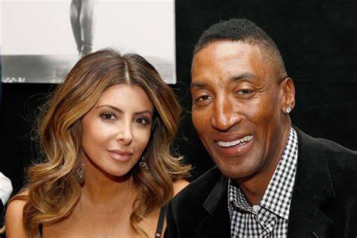 Larsa Pippen and Scottie at a dinner