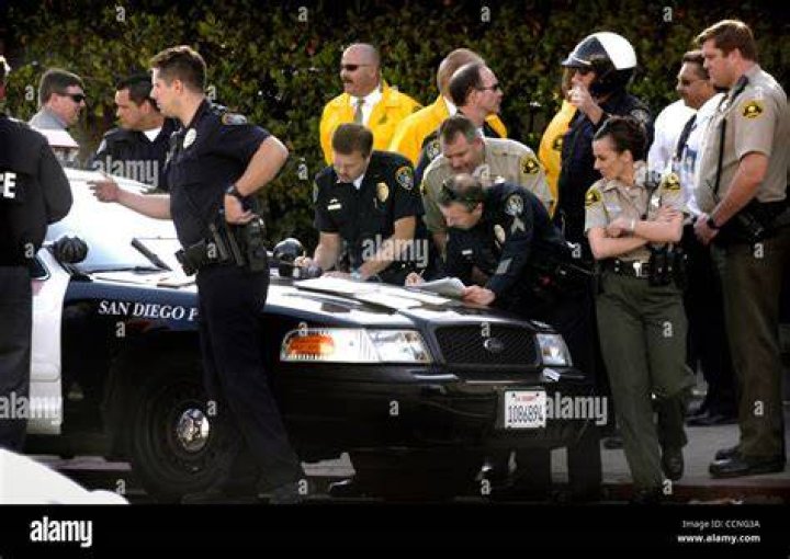 Law enforcement personnel block off the entrance to the Rainbow Bridge. Photo / AP