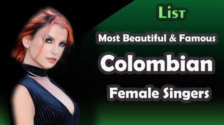 List of Colombian women singers