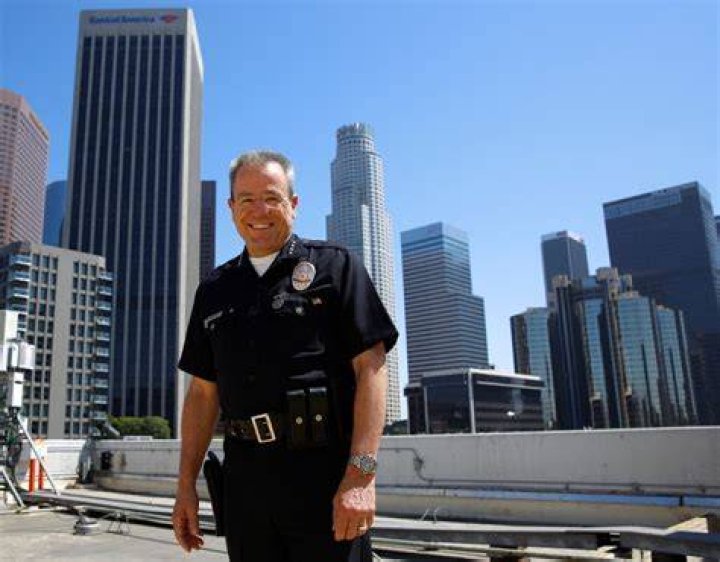 Los Angeles police chief Michel Moore is looking into a report of a photo of George Floyd circulated among officers. Photo / Mark J. Terrill, AP, File