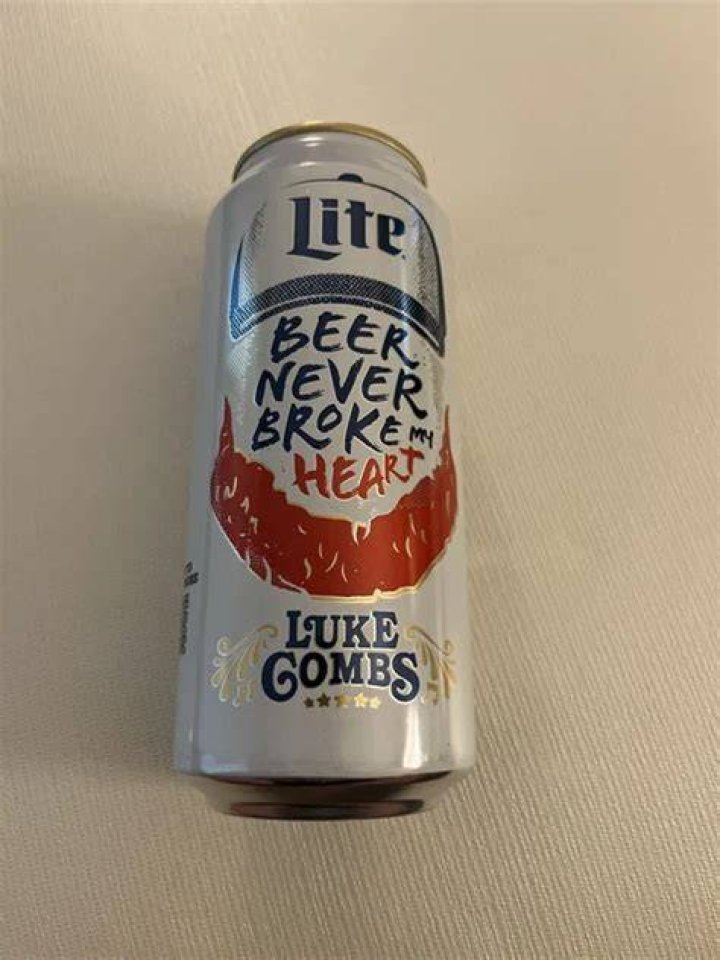LUKE COMBS EDITION Miller Lite Beer can (empty) Rare! 16 oz tall boy