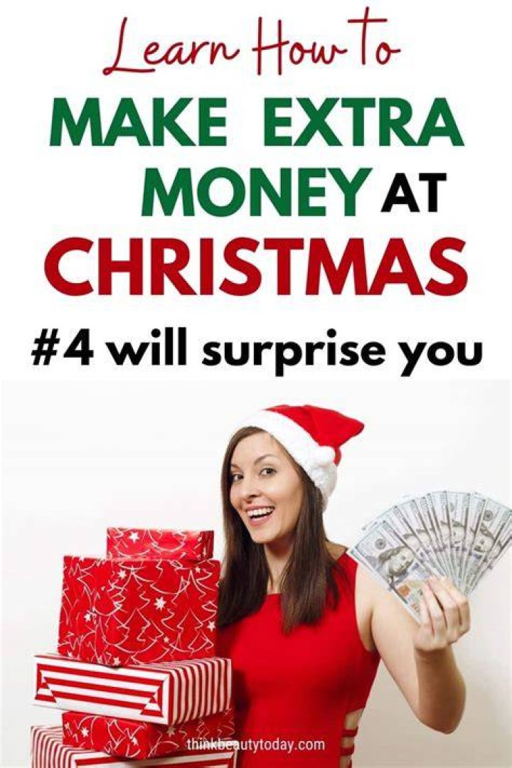 Making money in Christmas season/lady dressed as Santa Claus Making money in Christmas season/lady dressed as Santa Claus