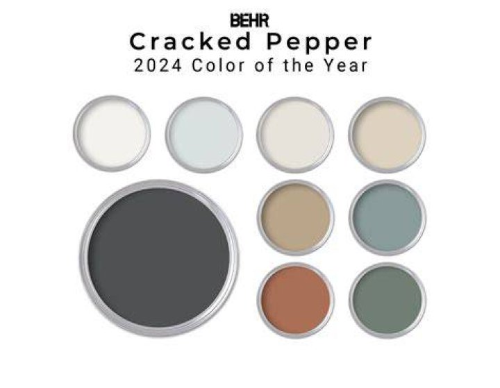 Mdmauamq Behr&rsquo;s 2024 Color Cracked Pepper Courtesy Behr