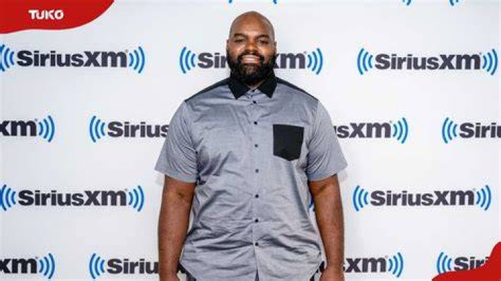 Michael Oher at SiriusXM Studios on 9th August 2023, in New York City. Michael Oher at SiriusXM Studios on 9th August 2023, in New York City.