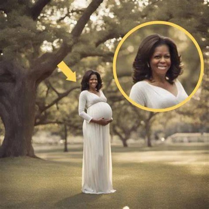 Michelle Obama Finally Releases Photos of Herself Pregnant?