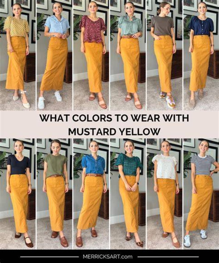 Mustard coloured ensemble for ladies Mustard coloured ensemble for ladies