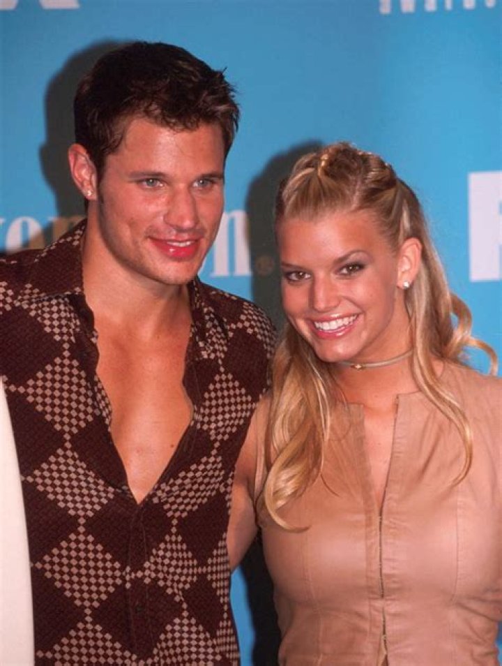 Nick Lachey with former partner Jessica Simpson. Photo / Supplied