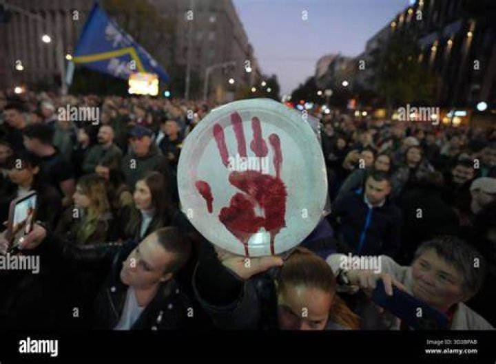 Opponents of President Aleksandar Vucic have accused him of keeping media outlets under his thumb