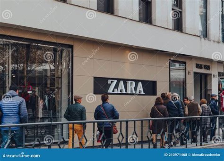 People walk past a Zara store in Barcelona, Spain. Photo / AP
