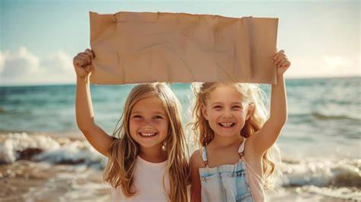 Photo of girls holding up menstrual pads