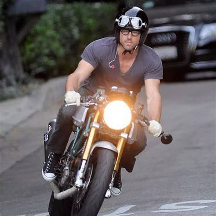 Photos from Sexy Male Celebs on Motorcycles