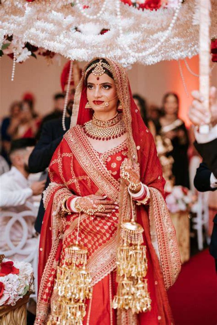 Photos of a bride.
