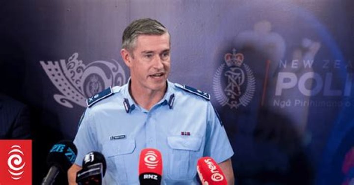 Police Commissioner Andrew Coster revealed the new car in Auckland today. Photo / Michael Craig
