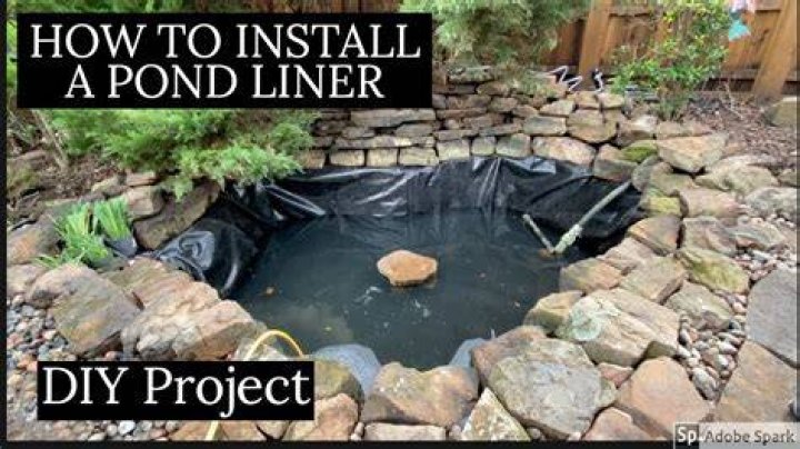 pond liner installation homemade
