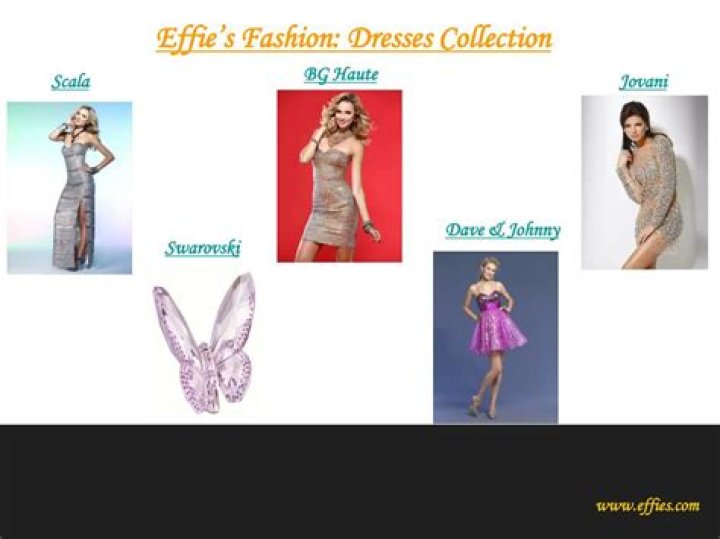 PPT Effies Dresses Collection PowerPoint Presentation, free download