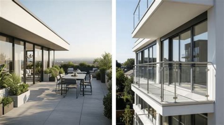 Private terrace and adjacent den with Hudson River views