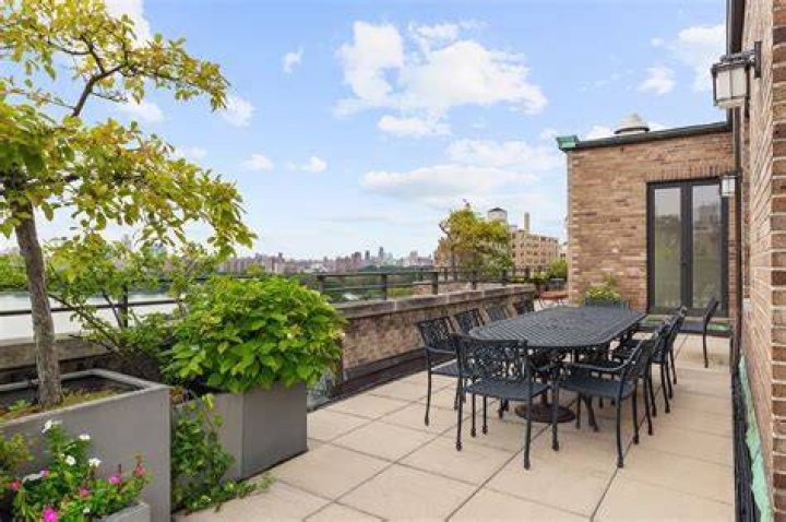 Private terrace with city views