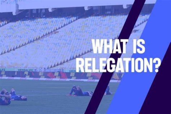 Relegation in British soccer