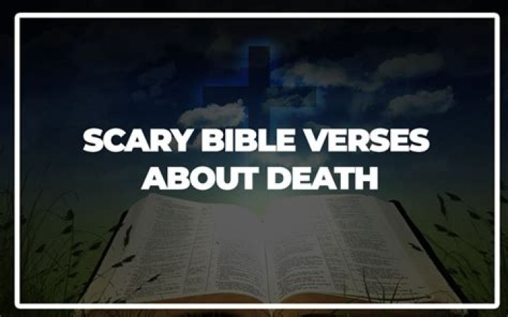scary bible verses about death