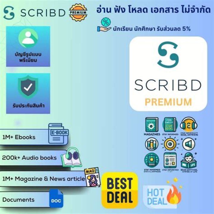 SCRIBD Premium Bin New 100% Working Daily Telegram