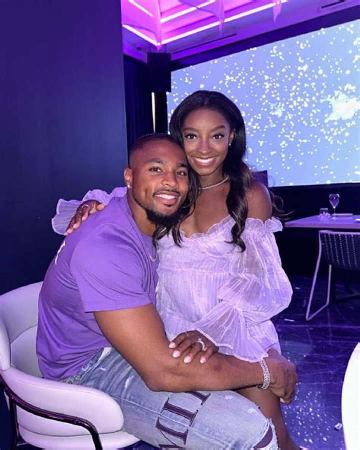 Simone Biles says she and husband have been longdistance since wedding