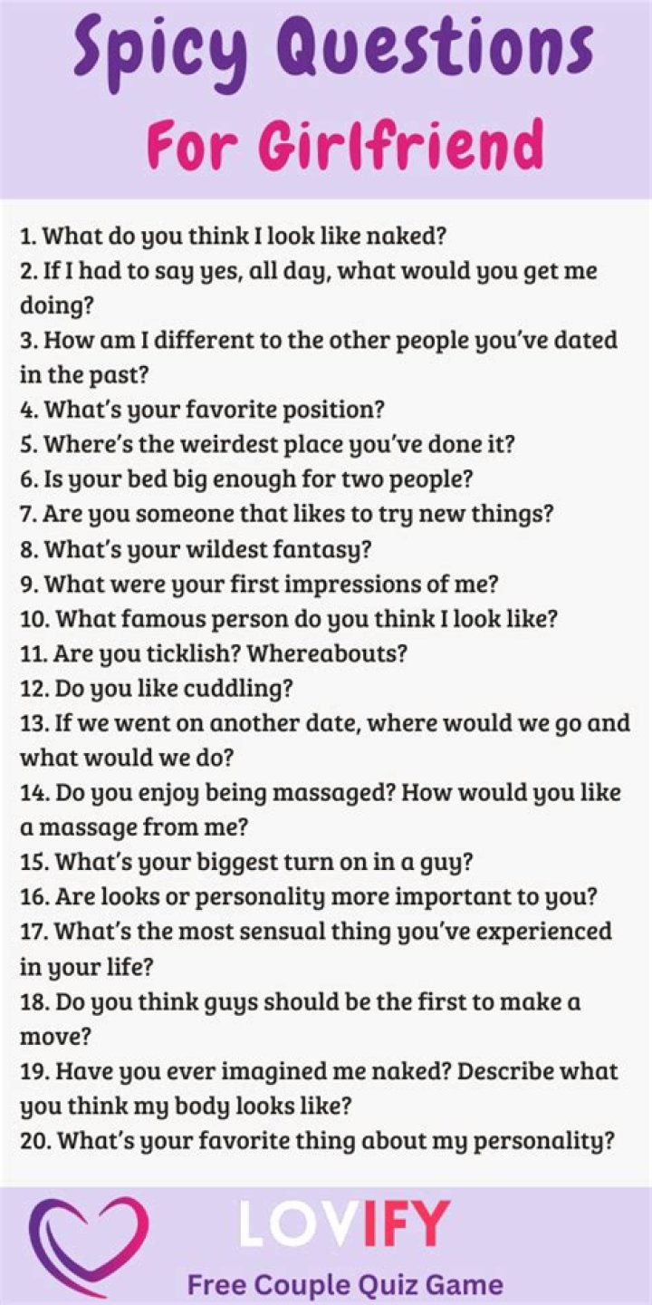 Spicy questions Spicy questions