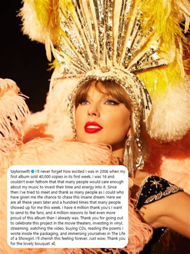Taylor Swift expressed her gratitude towards Beyoncé. Taylor Swift expressed her gratitude towards Beyoncé.