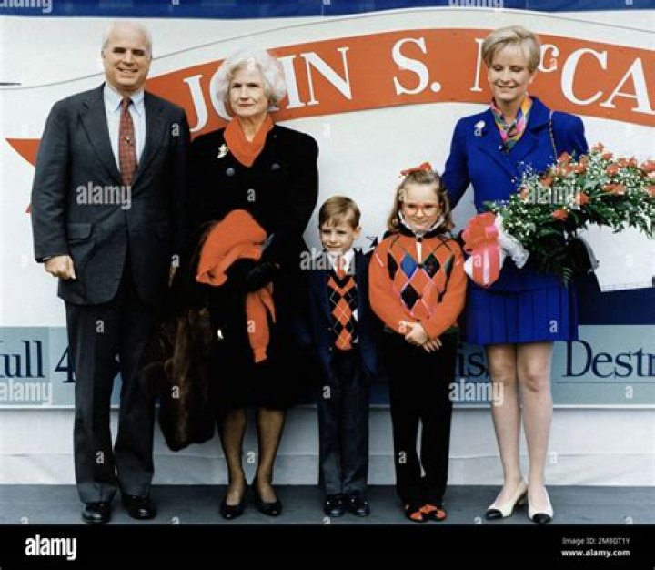 The McCain family at the late John McCain&rsquo;s funeral service.