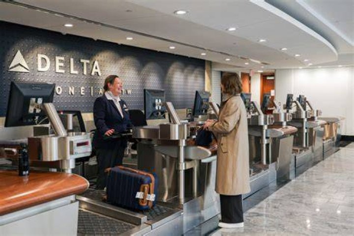 The private Delta check in space. Photo / Supplied