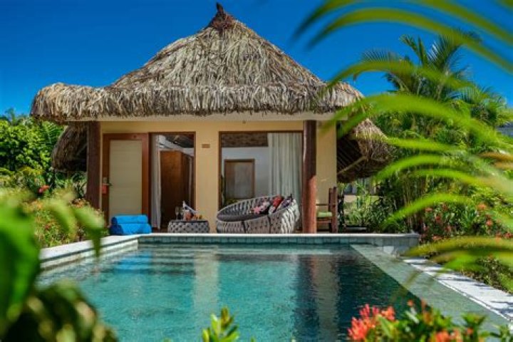 The resort has 17 bures and villas all close to the beach. Photo / Supplied