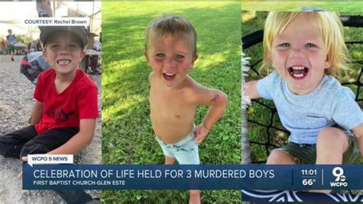 The three young boys killed by their father.