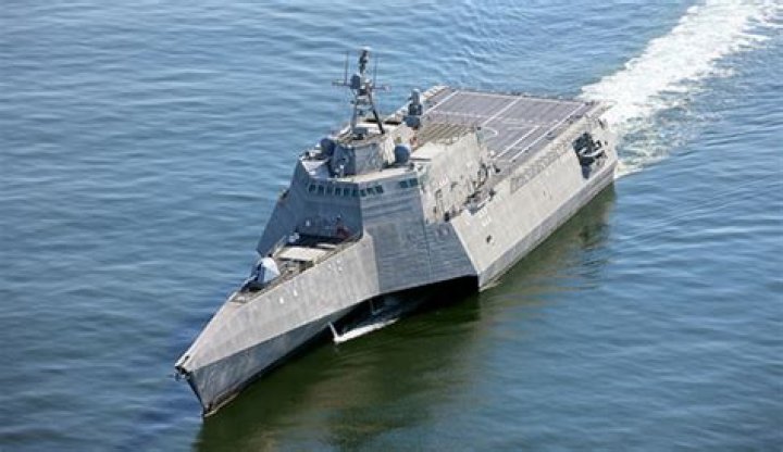 The USS Omaha, where the footage was taken from. Photo / US Navy