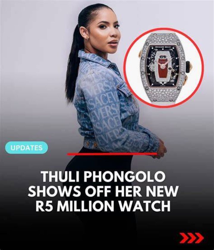 Thuli Phongolo shows off her fire hairstyle Thuli Phongolo shows off her fire hairstyle