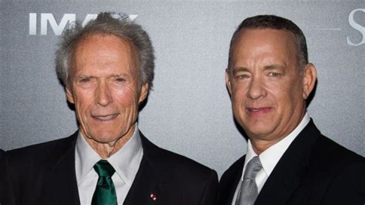 Tomk Hanks with Clint Eastwood, the director of the new film Sully. 