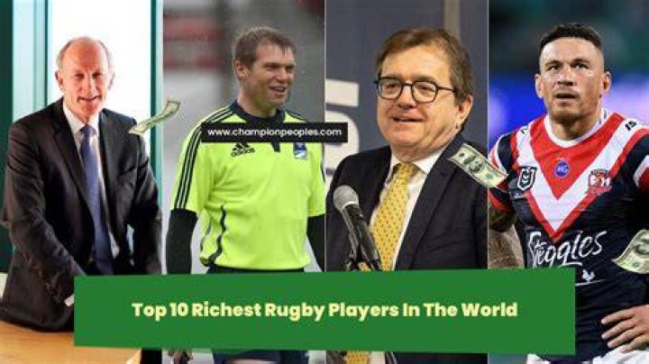 Top 15 richest rugby players in the world