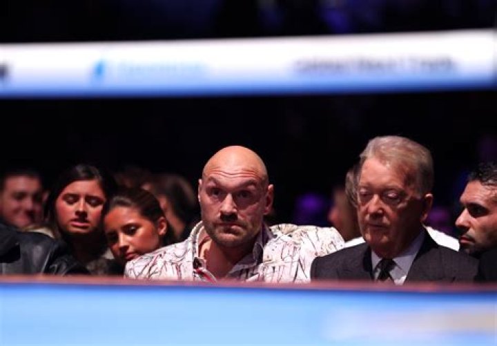 Tyson Fury attending an event at Margaret Court Arena