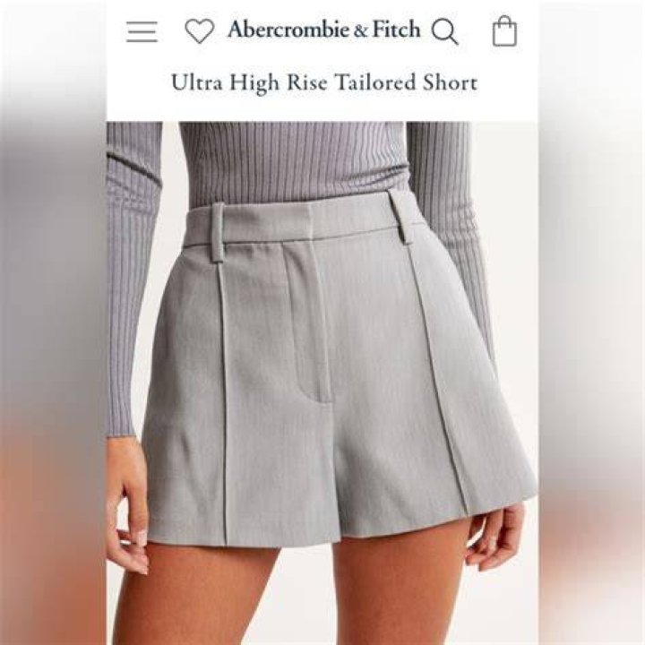 ultra high rise tailored short