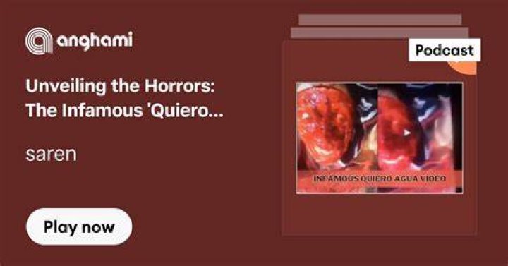 Unveiling the Horrors The Infamous 'Quiero Agua' Video and Mexico's