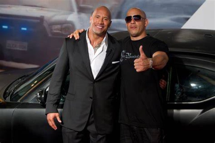 Vin Dinsel and The Rock | Image: Pinterest