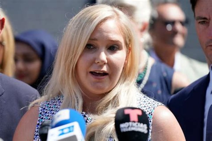 Virginia Roberts Giuffre speaks during an interview on the BBC Panorama programme. Photo / AP