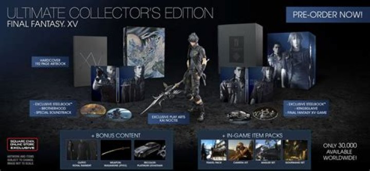 What's inside the $270 Final Fantasy 15 special edition