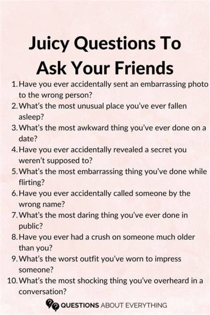 What are some juicy 21 questions? What are some juicy 21 questions?