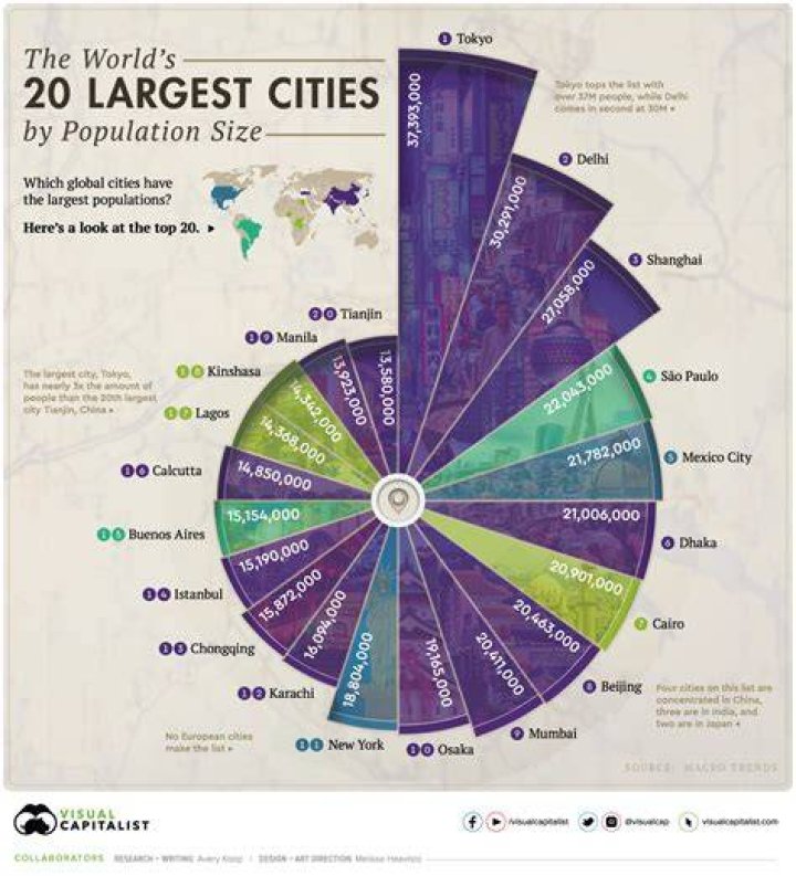What cities have the most fans?