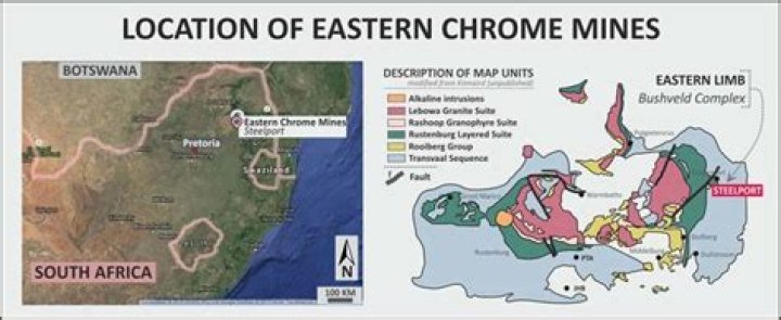 Where is Glencore Eastern chrome mine?