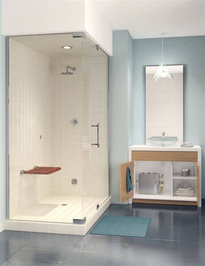 Yes, that is a shower stall in the living room! (140 West 10th Street, #5F - Compass)